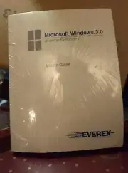 Microsoft Windows 3.0 New Bulk bundled w EVEREX PC on 5.25" disks 1990? Vintage