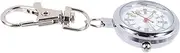 [WOFASHPURET] 1pc Nurse Table Keychain for Men Mens Pocket Watch Paramedic Hanging Fob Watch Pocket Keychain Watch Pendant Badge Clip Watch Watches for Nurses Strap Material: Alloy Silver