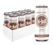Hiball Energy Seltzer Water, Caffeinated Sparkling Water Made with Vitamin B1...