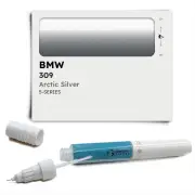 309 Silver Touch Up Paint for BMW 5 SERIES 7 ARCTIC SILVER Pen Stick Scratch Chi