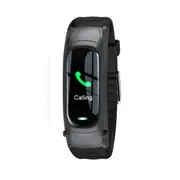 B9 BT5.0 Wristband bluetooth Call AI Voice Assistant Blood Oxygen Heart Rate Monitor HI-FI Quality Voice Smart Watch BLACK COLOR