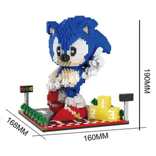 Nano Block 卡通 Sonic The Hedgehog 積木 Knuckles 針鼴 Miles Prower