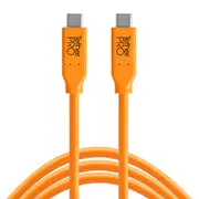 Tetherpro USB-C to USB-C 90cm - Hi-Vis Orange
