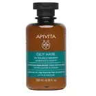 Apivita Hair Care Shampoo Oil Balance Peppermint & Propolis 250 ml