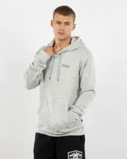 [Quiksilver] Quiksilver Men's Keller Hoodie in Light Grey Heather Size XL XL Light Grey Heather
