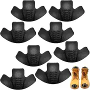 8 Pieces Toe Guards for Boots Toe Protectors Work Foot Guards Rubber Shoes Cover