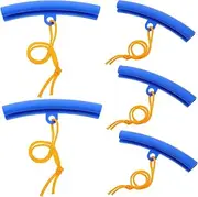 ETHZZLE 5pcs Wheel Rim Edge Protector Covers Auto Rim Protectors Tire Changer Guard Scratch-resistant Material for Car