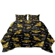 Cool Honey Bees Coverlet