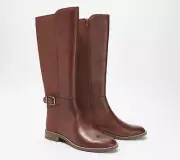 Clarks Womens Collection Medium Calf Tall Shaft Boots-Camzin Tree $133 TINI {&}