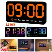 Temperature Date Digital LED Clocks Backlight Display Table Clock for Bedroom AU