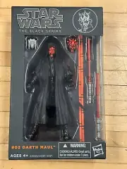 Star Wars Black Series 02 Darth Maul 6" Action Figure Hasbro NIB