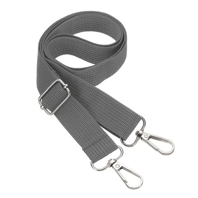 Purse Strap Replacement 1 Inch, Bag Strap for Canvas Bag Handbag, Gray