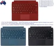 7 Color Backlit Wireless Bluetooth Keyboard for Microsoft Surface Pro 8/9/10/X