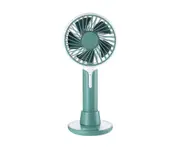 Mobile Phone Bracket Mini Fan Handheld Portable Fan - Green