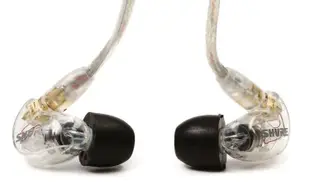 【搖滾玩家樂器】全新 公司貨保固 Shure SE215 線控 入耳式 專業 監聽耳機 耳機 透明色款