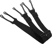 [GAROZATION] Hockey Elastic Pants Suspenders Durable Traction Belt for Ice Hockey Winter Sports Comfortable Break Resistant Design Easy to Store Wear Resistant Material Adult