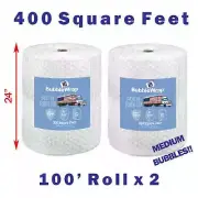 24" Medium (5/16) American Bubble Boy Bubble Wrap - 400 Square feet