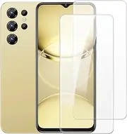 2 Pack Tempered Glass Screen Protector Set Compatible with Oukitel C1, HD Clear, Anti-Scratch, Bubble-Free, Easy Installation