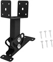 WeiLaiKeQi Roof Riser Brackets Kits Gazebo Bracket Pergola Shed Support, Pergola Roof Riser Beam Bracket, Saddle Roof Riser Beam Mount