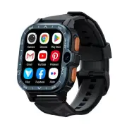 2+16G Android Smart Watch black GPS Sports Fitness Tracker Dual Camera WiFi 4G