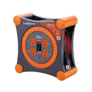 Link2Home Extension Cord Reel 4-Outlet+125V+On/Off Switch+Overload Protection