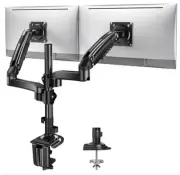 13-32 Inch Monitor Mount 2 Monitors, Ergonomic Height Adjustable Screen Mounts