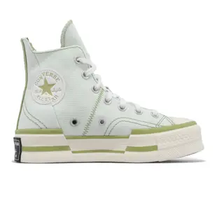 Converse 帆布鞋 Chuck 70 Plus HI 男女鞋 綠 厚底 增高 拼接 解構 高筒 1970 匡威 A07081C