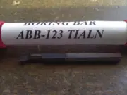 New 1/8" Solid Carbide Boring Bar ABB-123 TiAlN .120" Minimum Bore