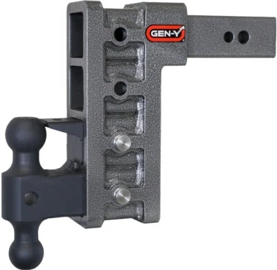 Gen-Y Mega Duty 2.5" Shank 9" Drop 3.5K TW 32K Hitch w/GH-0161 Dual-Ball/Pintle