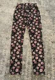 New Rebecca Taylor LA VIE ARIANE ROSE INES JEAN IN BLACK COMBO Sz 25