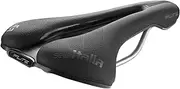 Selle Italia Flite Boost Gravel TI 316 Superflow - Gravel Bike Saddle, Anatomical Hole, Lightweight Padding, Shock Absorbers - Size L3, Black