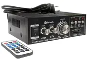 Hi-Fi FM Tuner Bluetooth 5.0 Audio Amplifier Receiver MP3 Player With AUX/USB In