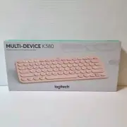 Logitech K380 Multi Device Bluetooth Keyboard Rose Pink Computer Tablet Phone