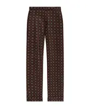Pattern casual pants IT40,IT38 Black