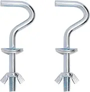 Hammock Hook Bolts, Heavy Duty Swing Chair Hangers Metal Hammock Bracket Accessories for Indoor Outdoor Garden Patio, Pack of 2