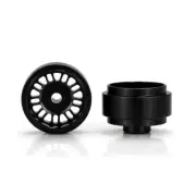 Staffs STAFFS103 BBS Style Deep Dish Alloy Black Wheels 15.8 x 8.5mm 1:32 Part