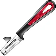 Westmark Swivel Peeler, Black/Silver/Red, 16.5 x 3.7 x 1.8 cm