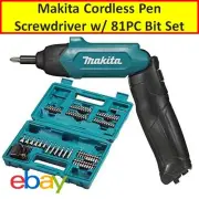 Makita Cordless Rechargeable Screwdriver 3.6V Mobile Pen Tool Drill Bit Set DIY