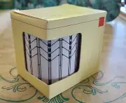New/NIB Frank Lloyd Wright ENNIS HOUSE WINDOWS Coffee Mug/Cup Foundation Box