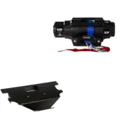 Viper 4500lbs V3 Winch Blue Rope With Mount For Honda Big Red 200 1982-1984