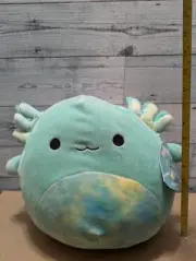 Anastasia The Axolotl W/ Tye Dye Belly. 11"-12" Tall. New With Tag. Rare!
