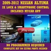 Plug & Play Remote Start Fits 2012 NISSAN ALTIMA includes MYCAR SMARTPHONE APP