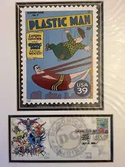 2006 USPS DC Comics SUPER HEROES Poster, FDOI, Plastic Man 12x16”