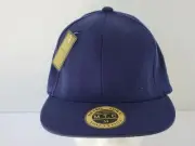 Metro Town Collection Plain Dark Blue Baseball Cap Hat With Tag & Sticker Size M