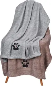 Dogvingpk Dog Towels for Drying Dogs - Pack of 2 - Super Absorbent Soft Micro...