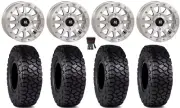 High Lifter HLA1 Beadlock 15" Wheels Mh 30" Intersect Tires Kawasaki Mule Pro