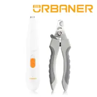 在飛比找momo購物網優惠-【URBANER奧本】迷你款寵物腳底毛電剪+寵物安全指甲剪M