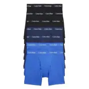 Calvin Klein Men’s Cotton Stretch Boxer Brief Black Blue Size Medium 7 Pack NWT
