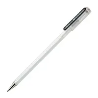 在飛比找樂天市場購物網優惠-PENTEL K108-W白0.8mm中性原珠筆/支