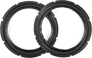 ZenithAur 10 - Inch Rubber Speaker Surround, Subwoofer Replacement Parts with Perforated Rubber Surround Ring for DIY Projects
